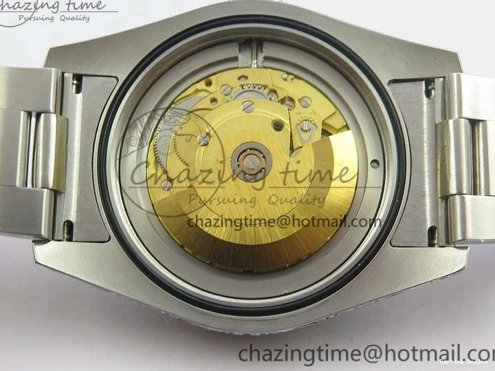 0514 Contemporary Milgauss 116400 904L Engraved SS DJF 11 Best Edition Blue Dial on 904L Engraved SS Bracelet A2836 (Real Green Sapphire Crystal) 3068